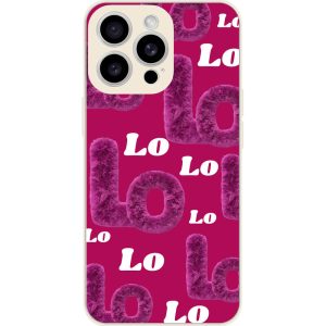 Pink Letter L&O - Customizable Case For iPhone
