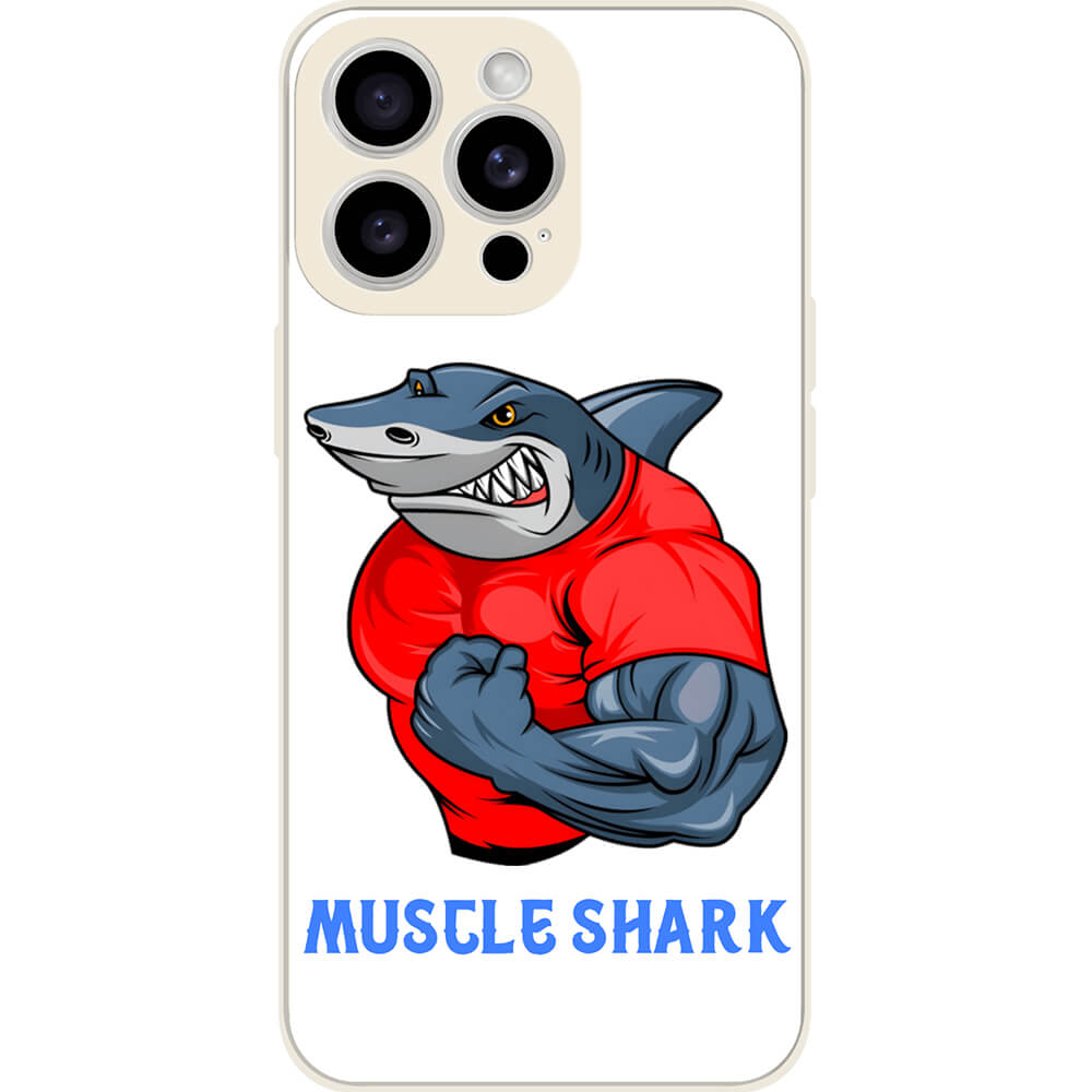 Muscle Shark - Customizable Case For iPhone