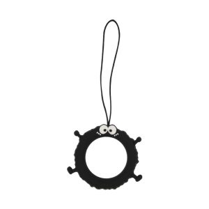 Little Coal Cartoon Silicone Phone Ring Strap