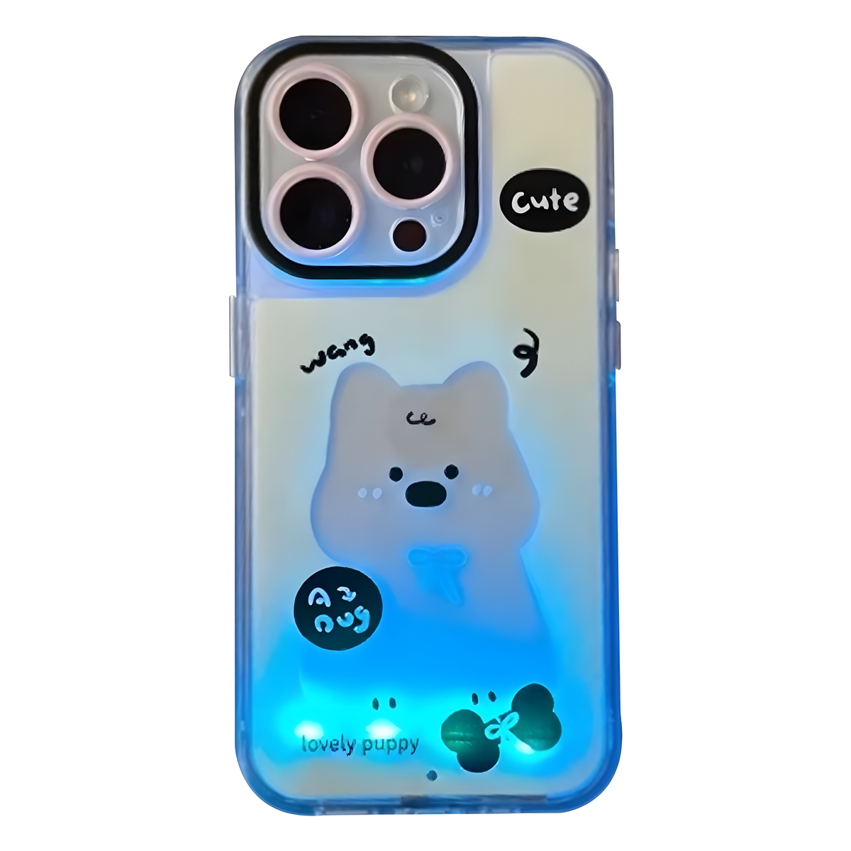 Glowing Puppy - iPhone Case