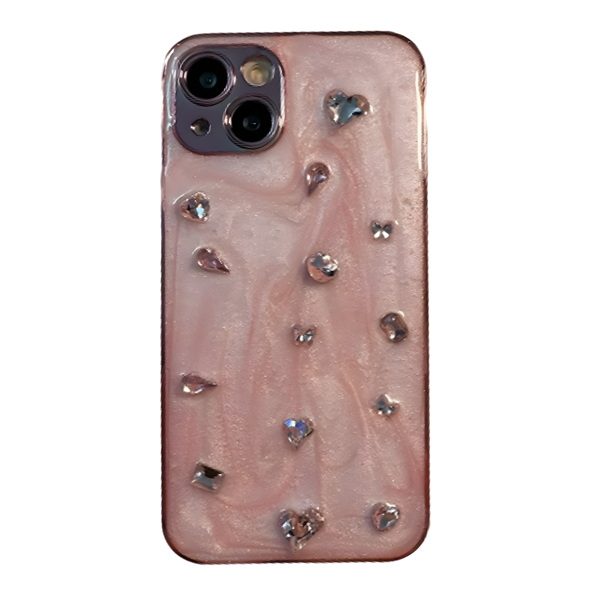 Pink Rhinestone - iPhone Case
