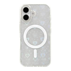 Clear Magnetic Glitter iPhone Case
